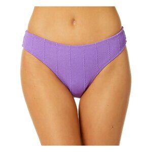 SALT & COVE SWIMWEAR PURPLE RIBBED TEXTURED LOW RISE BIKINI BOTTOMS SIZE XS NWT